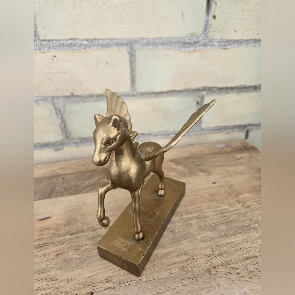 Vintage Brass Pegasus - Picture 7 of 8